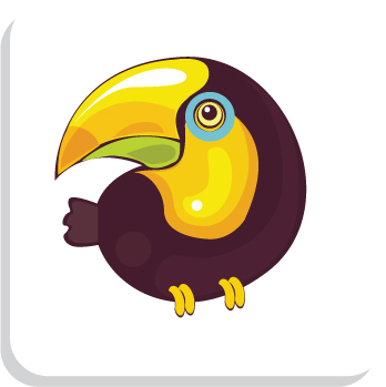 cute birds vector