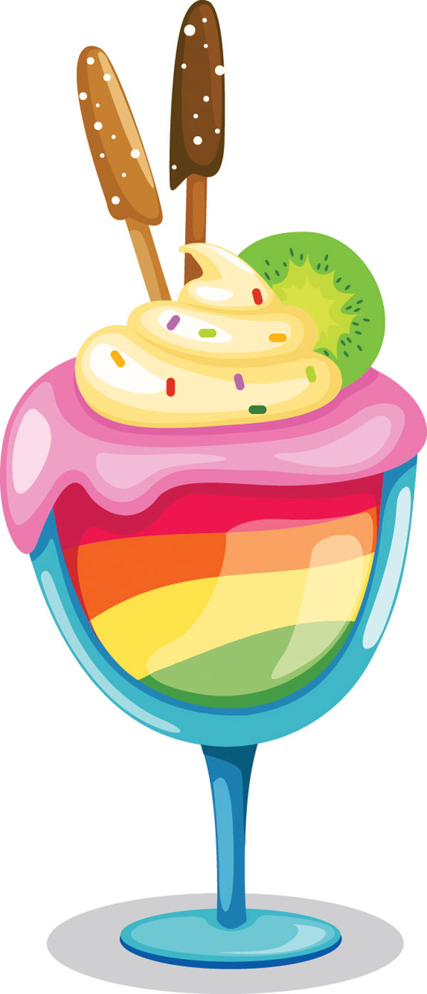 icecream color vector