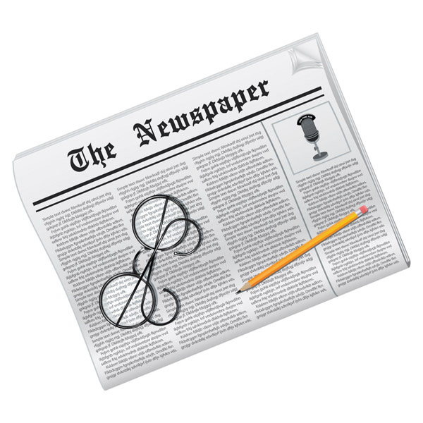 newspapers vector