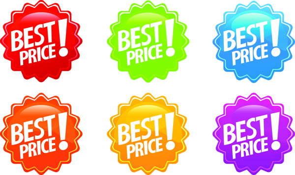 dentate circular icon vector discount