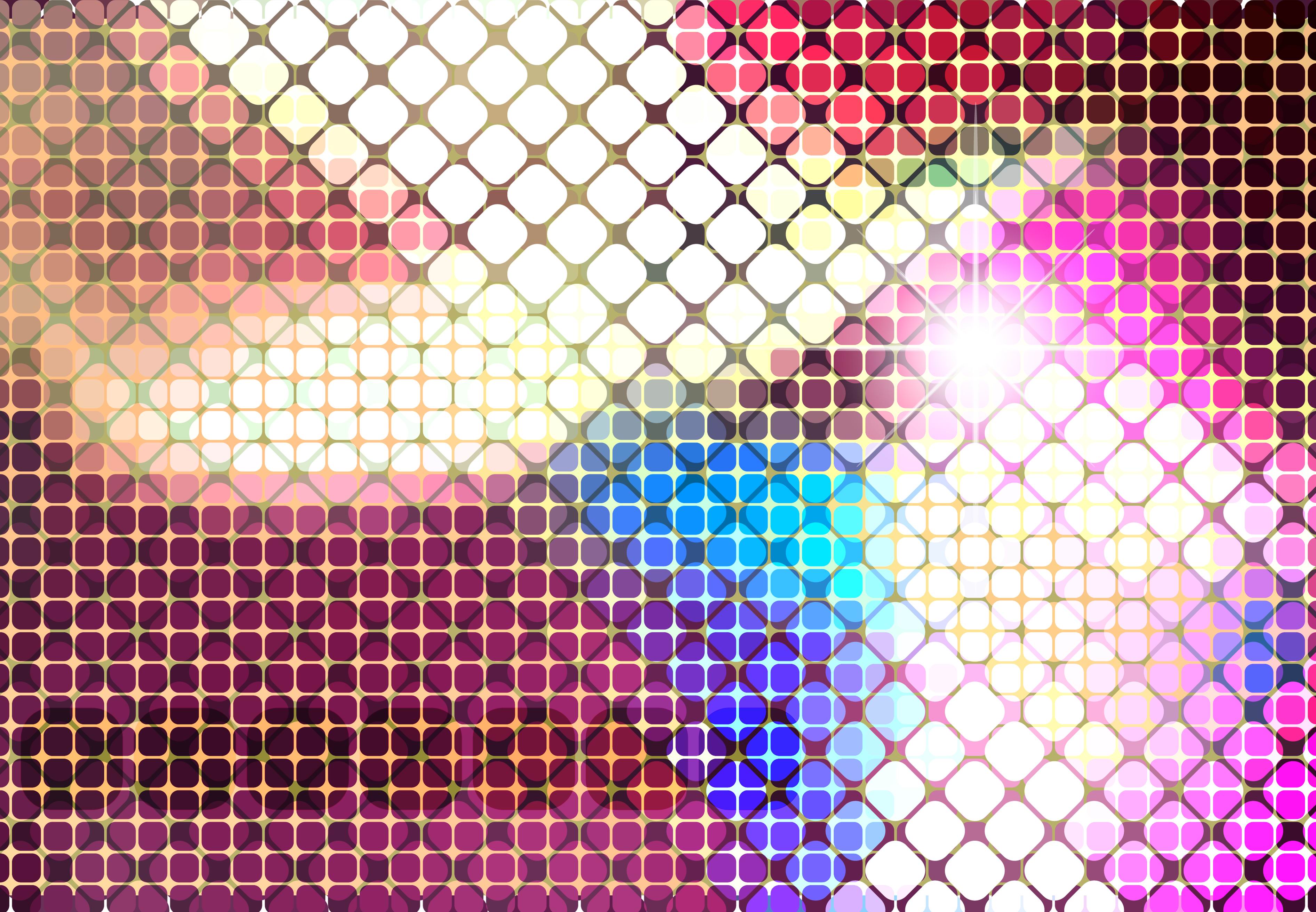 bright mosaic design background vector 4