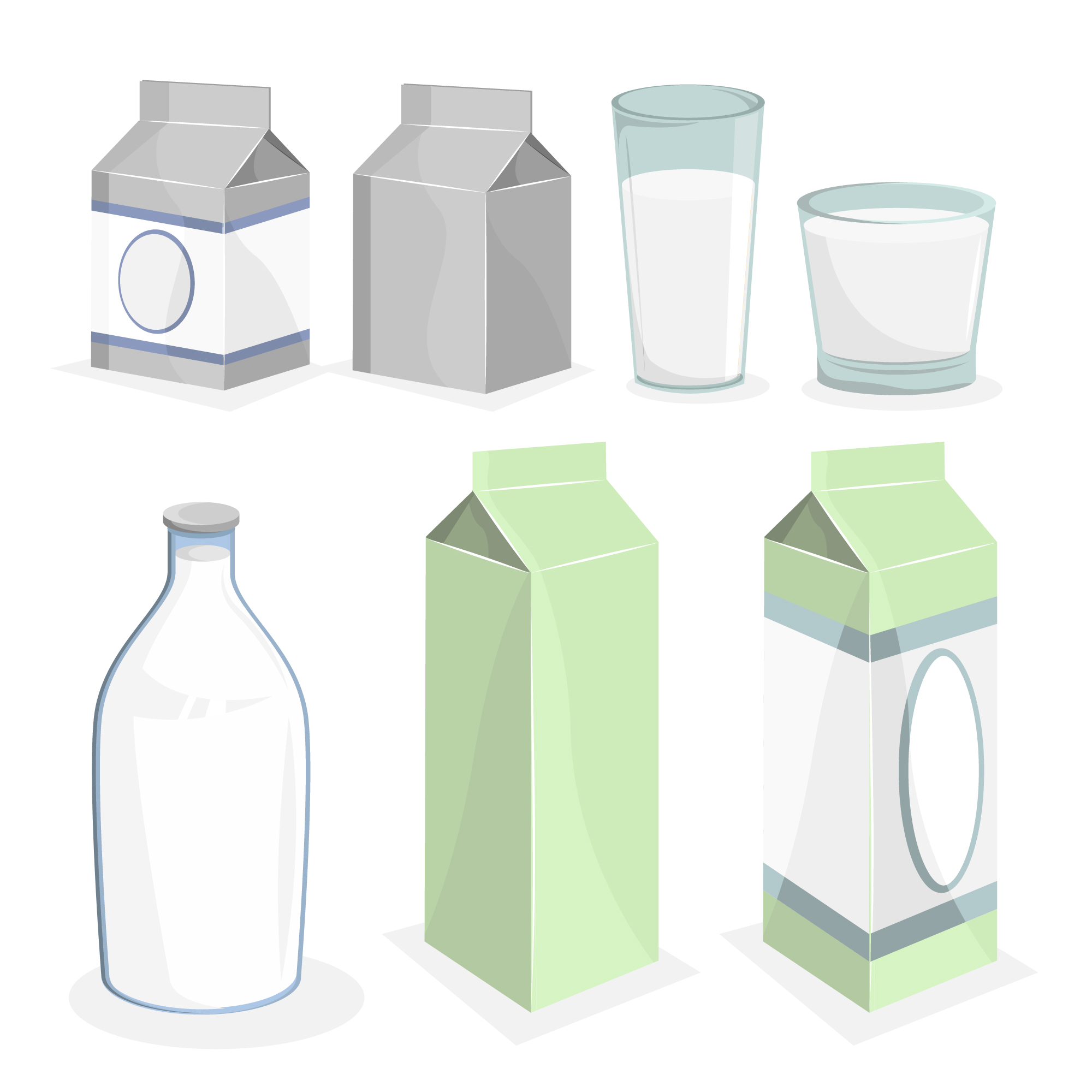 all vector related to milk