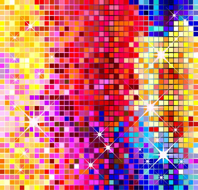 bling bling ballroom effect vector