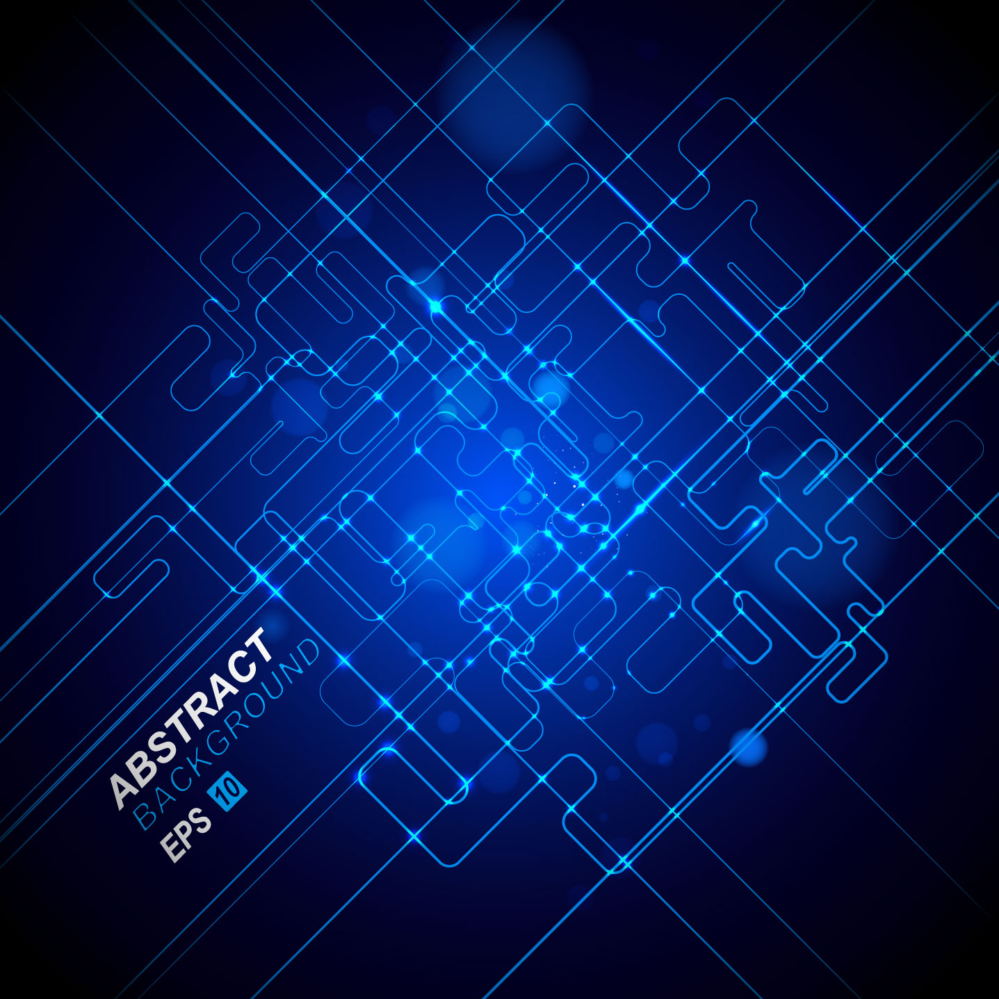 technology background template modern dark blue lines connection