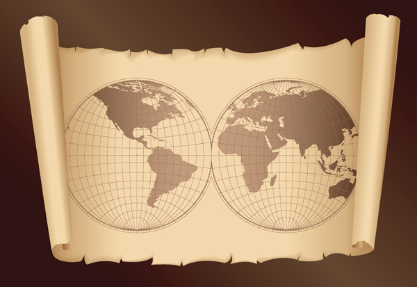 geographic background templates vintage compass map sketch