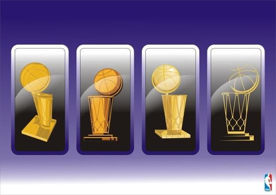 the nba championship logo vector