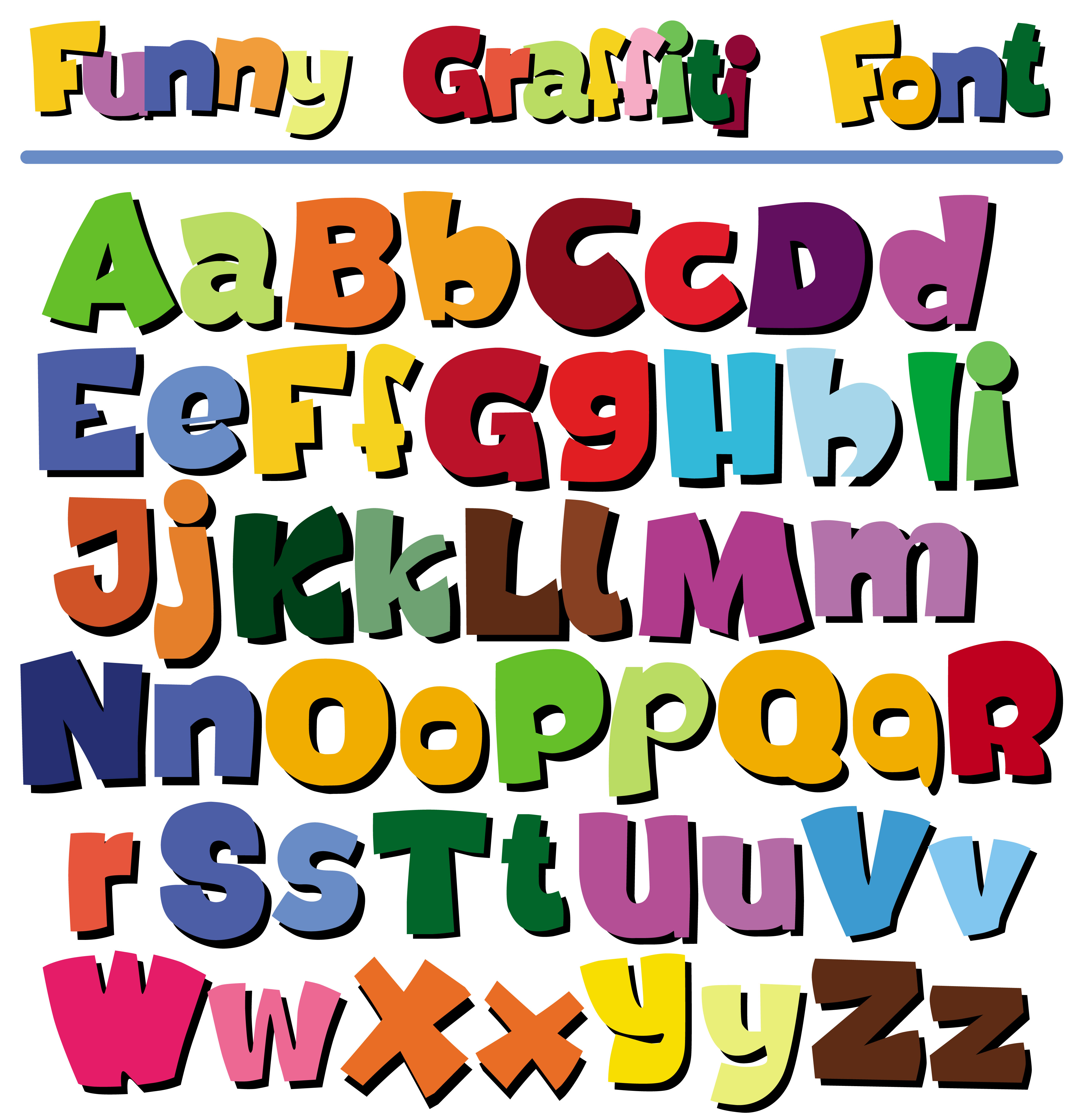 cartoon pop letters vector