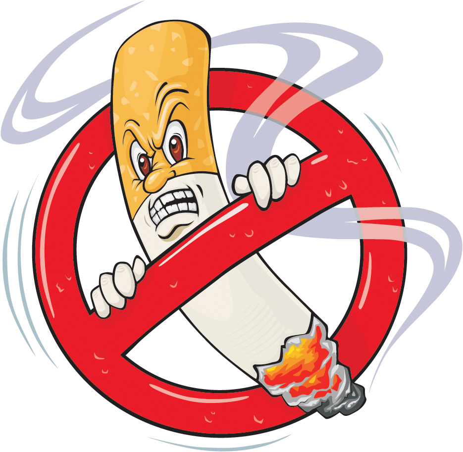 no smoking theme vector