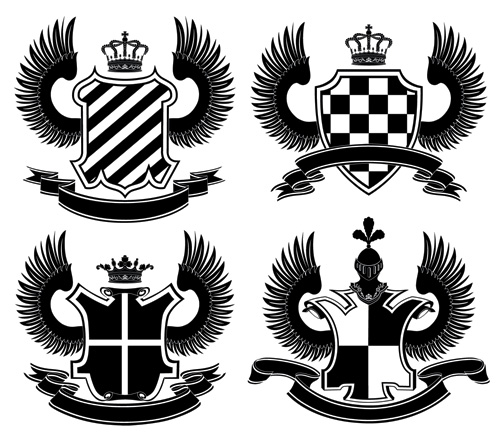 european royal pattern vector