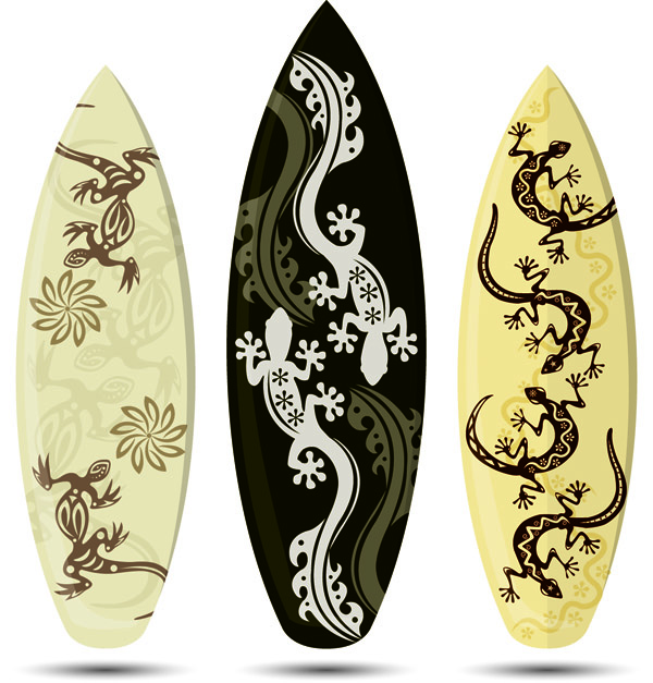 windsurfing board pattern vector