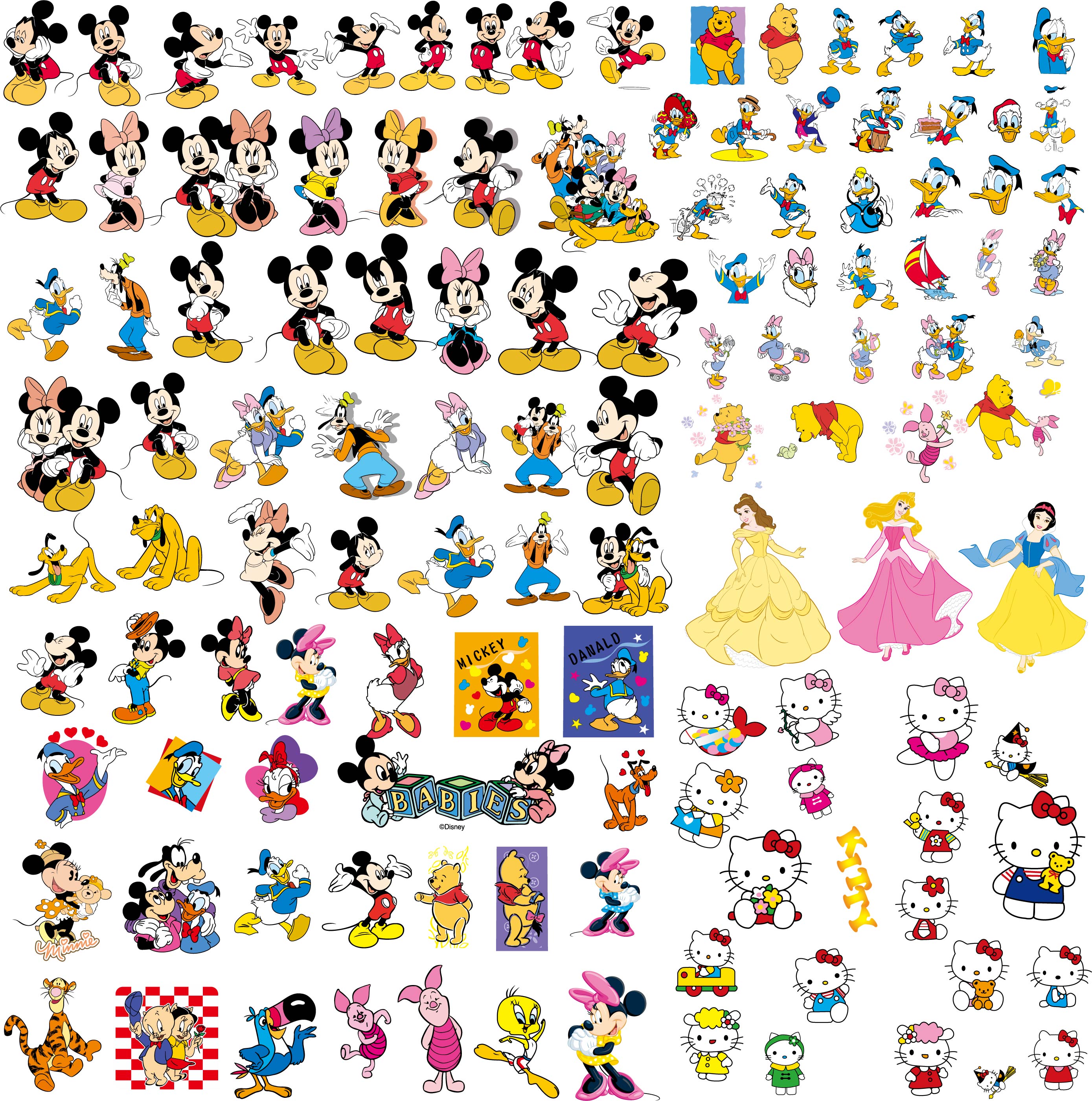 disney cartoon clip art collection