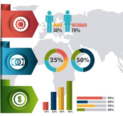 business infographic creative design97