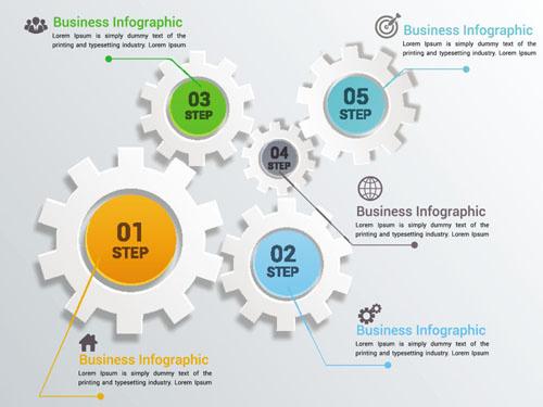 business infographic creative design74