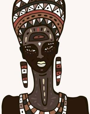 african woman design vectors