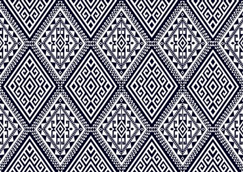 seamless ethnic pattern design vector