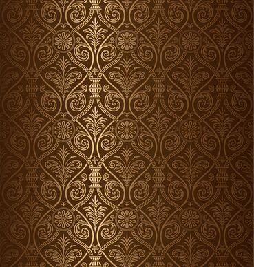 seamless ornamental pattern vector