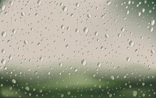 crystal clear raindrop vector background