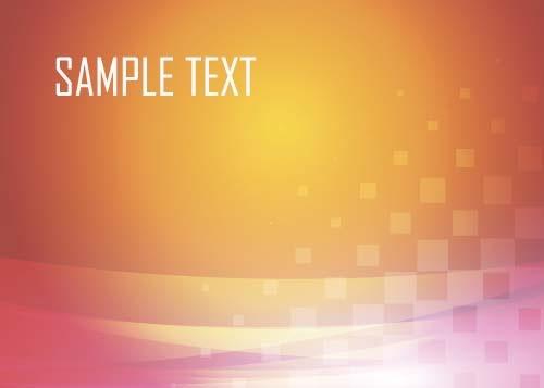 shining orange abstract background vector