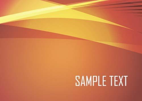 shining orange abstract background vector