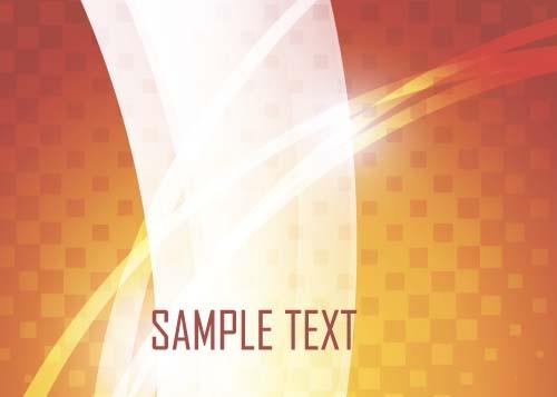 shining orange abstract background vector