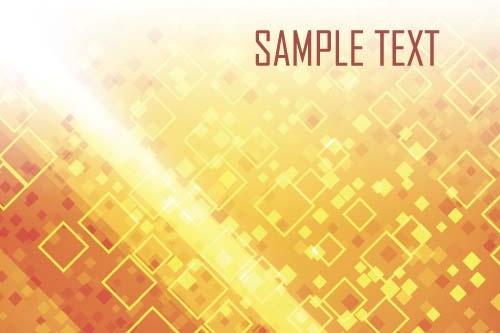 shining orange abstract background vector