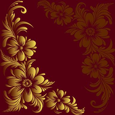 ornate floral decorative border corner