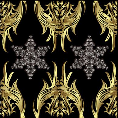 luxury ornament floral pattern seamless vecrtor