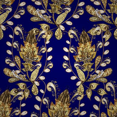 luxury ornament floral pattern seamless vecrtor