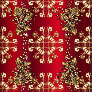 luxury ornament floral pattern seamless vecrtor