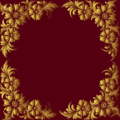 ornate floral decorative frame vectors