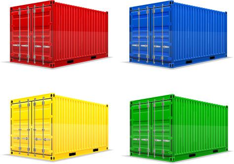 freight container design vector