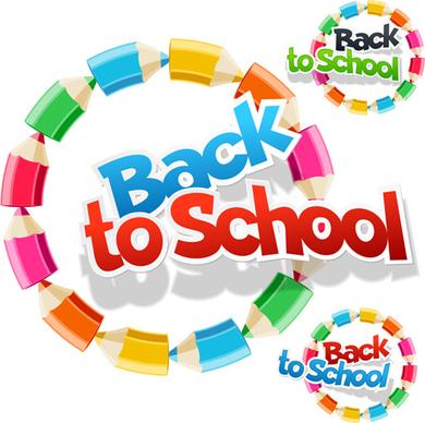 back to school fashion vector