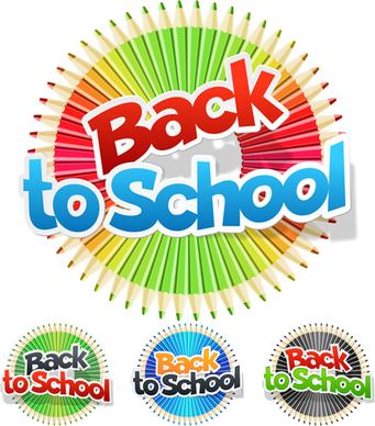 back to school fashion vector