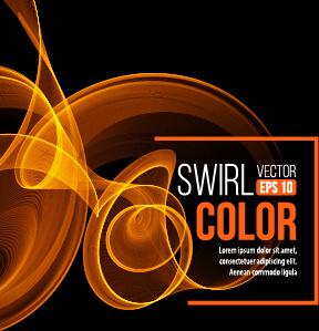 smoke swirl abstract background vector