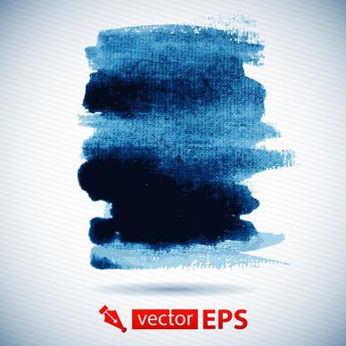 vector blue watercolor stains background