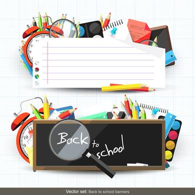 back to school banner creative