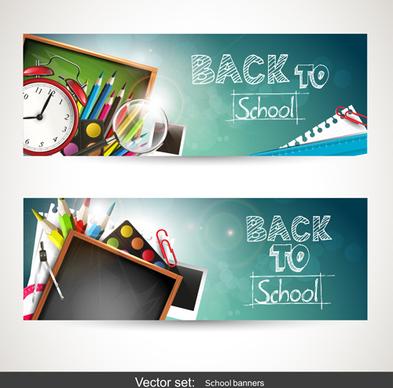 back to school banner creative