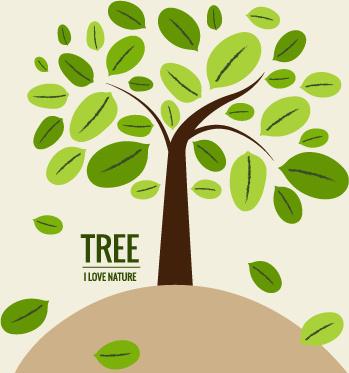 eco friendly love nature vector template