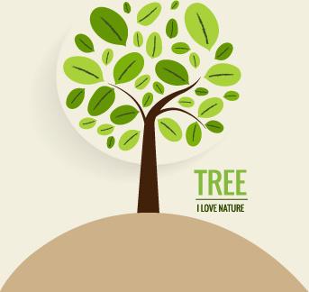 eco friendly love nature vector template