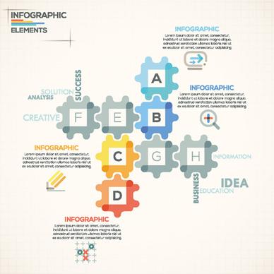 beige infographics elements business template vector