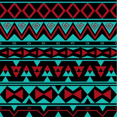 tribal pattern seamless borders vector