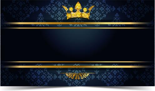 luxury vip golden with dark background vector