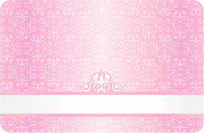 ornate decorative floral card vector