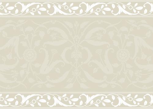 elegant ornament floral borders seamless vector