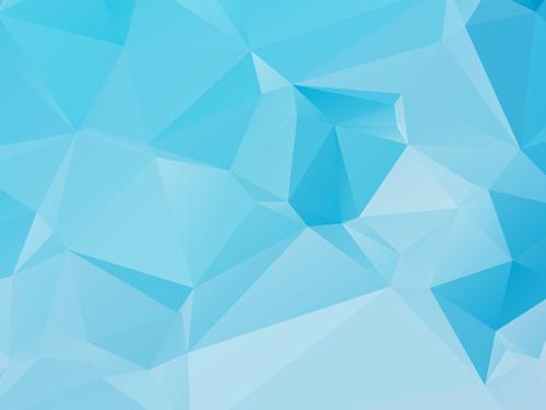 embossment triangular blue background vector