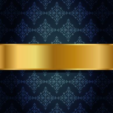 ornate vip gold background art vector