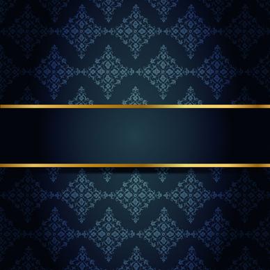 ornate vip gold background art vector