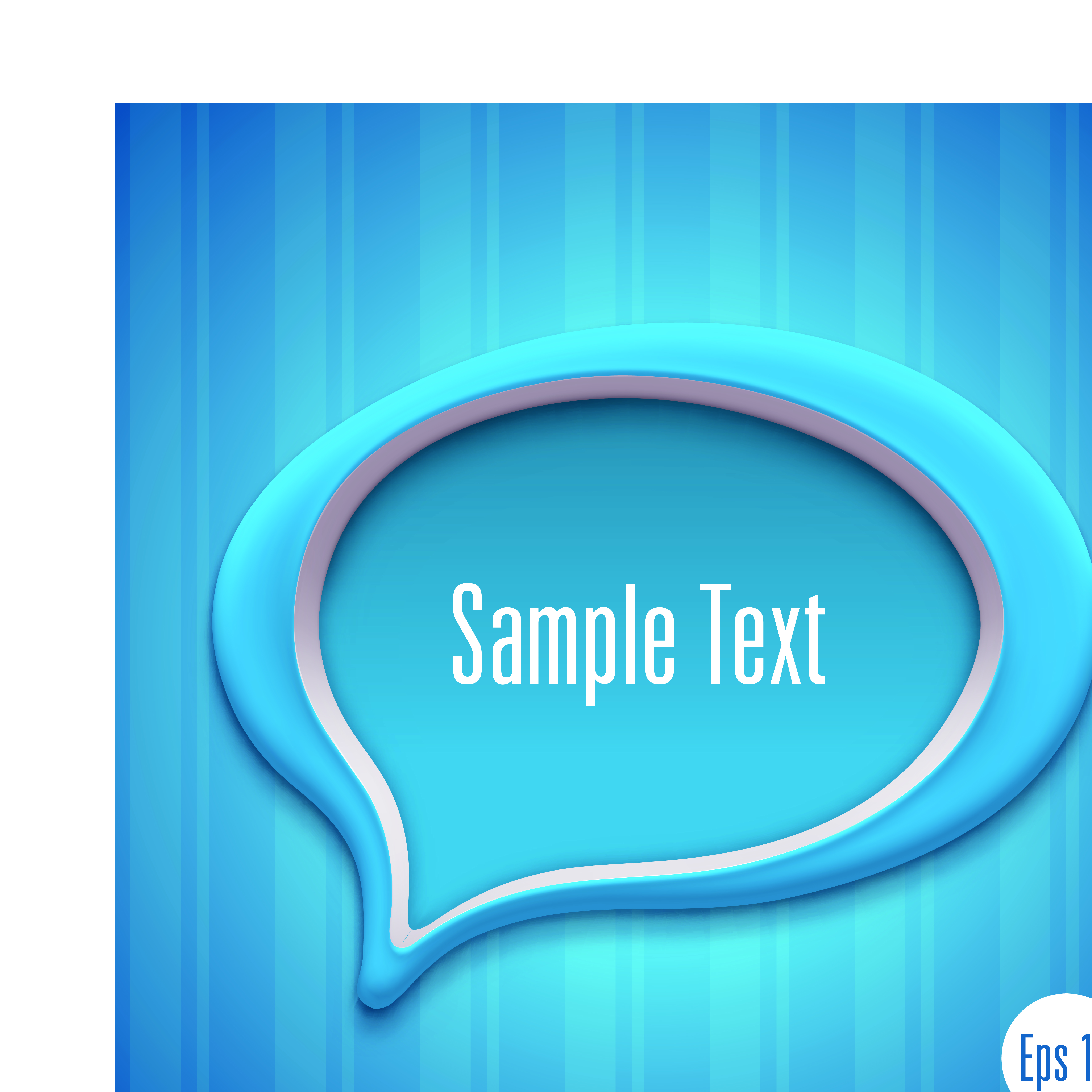 speech bubbles with modern background vector design