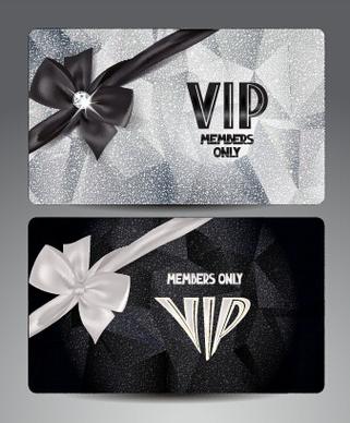 luxurious vip gold card vectors