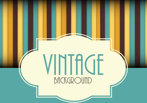 cute vintage background vectors design